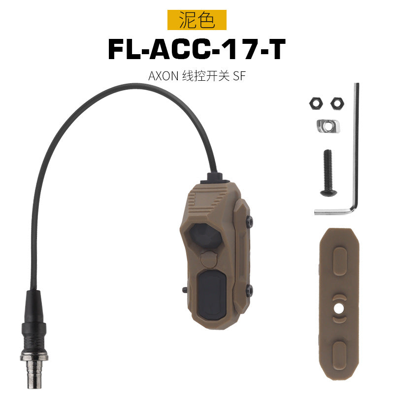 WOSPORT UNITY Tactical AXON Remote Dual Button Switch for SF Flashlight