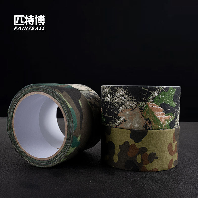 Outdoor Tactical Camo Tape - Elastic Bionic Cloth Wrap for Hunting & Paintball