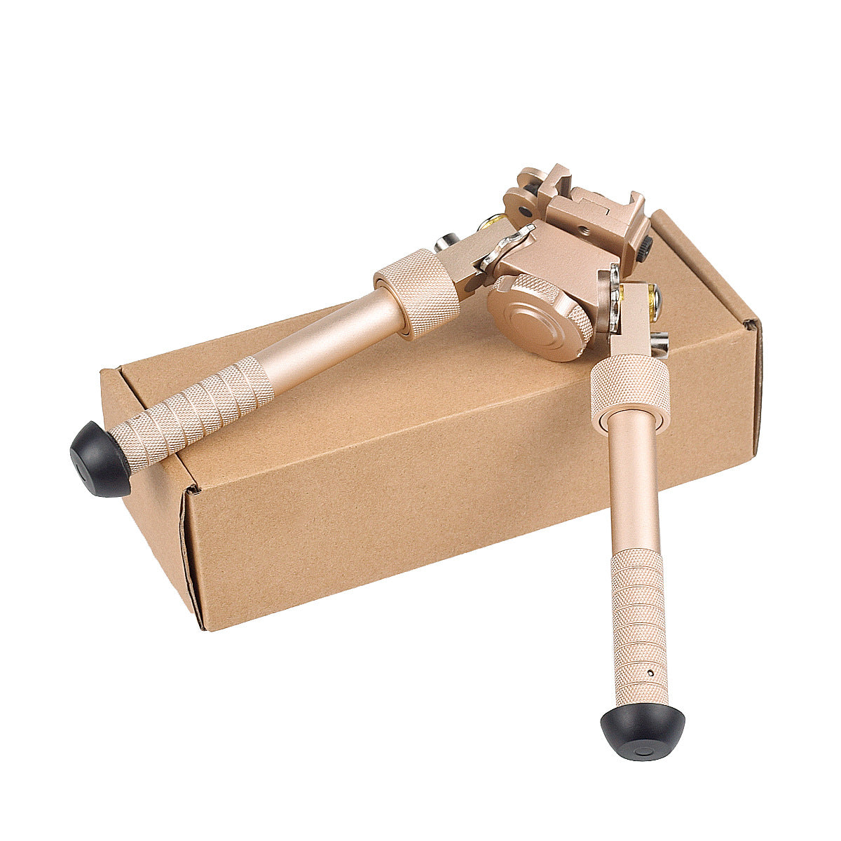 V8 Tactical Bipod - 360 Degree Rotating Retractable Swing Bipod