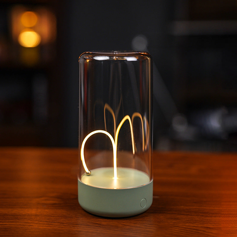 Portable LED Camping Lamp with Type-C Charging / Anti-Blue Light Night Light / Durable Creative Ambient Light