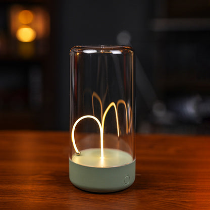 Portable LED Camping Lamp with Type-C Charging / Anti-Blue Light Night Light / Durable Creative Ambient Light