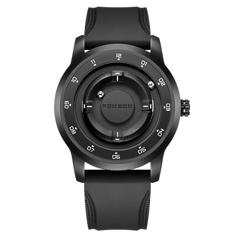 LIGE Unique Black Concept Watch Men's Multi-Function Water Resistant Metal Band