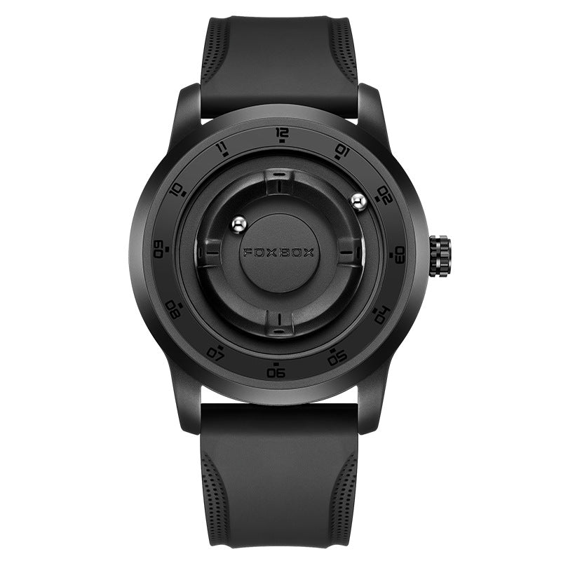 LIGE Unique Black Concept Watch Men's Multi-Function Water Resistant Metal Band