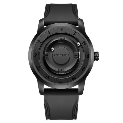 LIGE Unique Black Concept Watch Men's Multi-Function Water Resistant Metal Band
