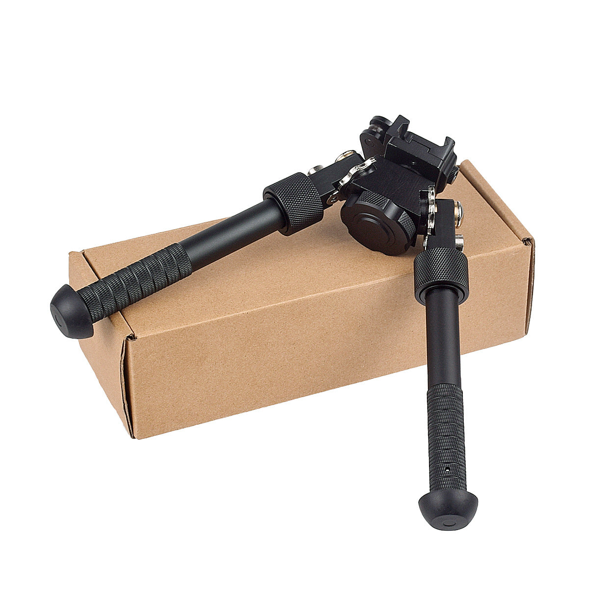 V8 Tactical Bipod - 360 Degree Rotating Retractable Swing Bipod