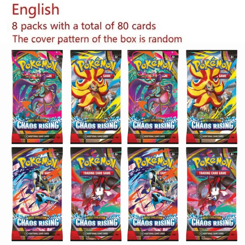 Pokémon TCG Chaos Rising Booster Box - 36 Packs 360 Cards English Edition