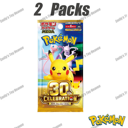 Authentic Japanese Pokémon 30th Celebration Booster Box - MEGA M6a Cards Set