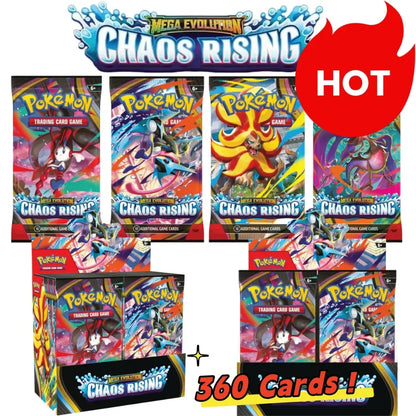 Pokémon TCG Chaos Rising Booster Box - 36 Packs 360 Cards English Edition