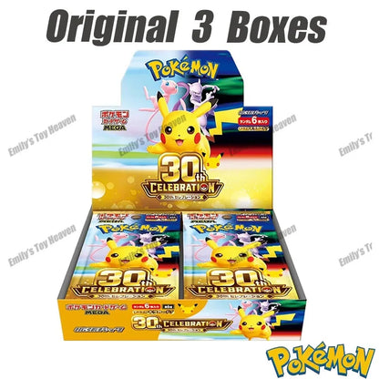 Authentic Japanese Pokémon 30th Celebration Booster Box - MEGA M6a Cards Set