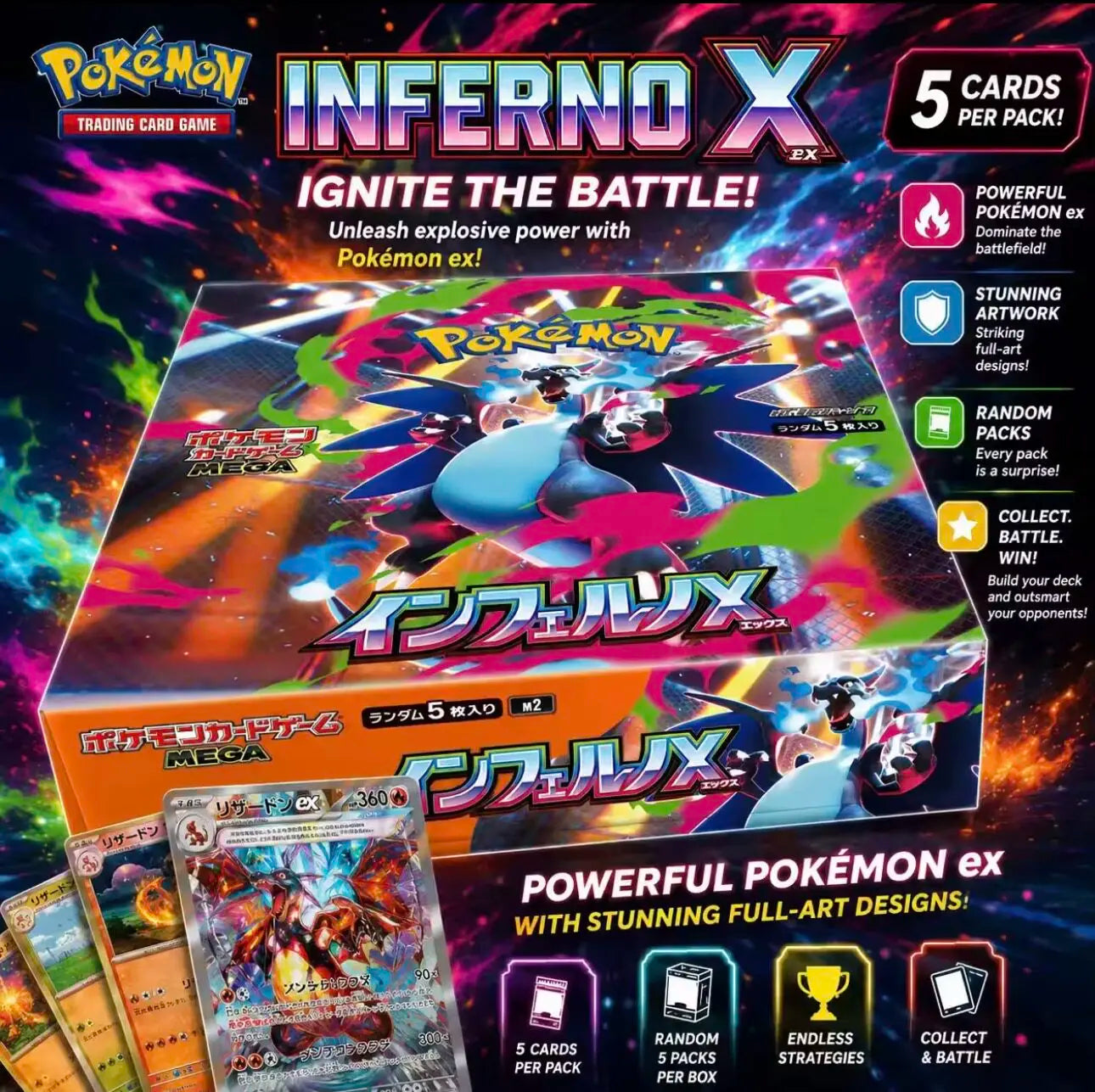 Pokémon Trading Card Game Booster Display Box - Japanese Version Cards Collection