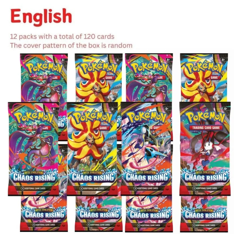 Pokémon TCG Chaos Rising Booster Box - 36 Packs 360 Cards English Edition