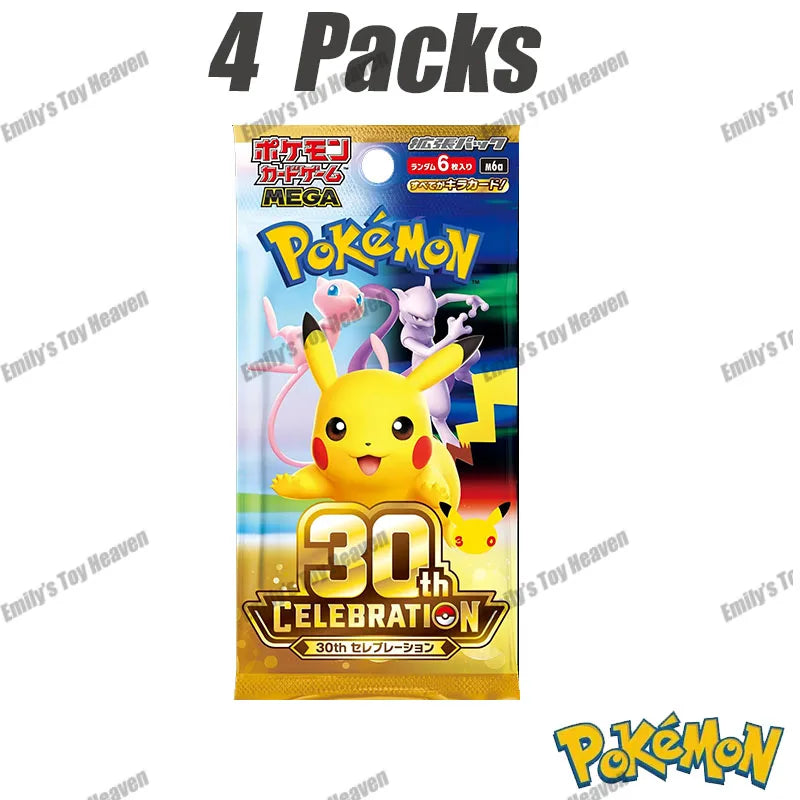 Authentic Japanese Pokémon 30th Celebration Booster Box - MEGA M6a Cards Set