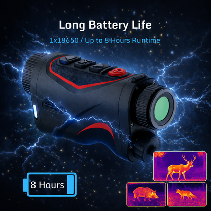 Precision 384x288 Thermal Imaging Monocular with 1km Laser Rangefinder & WiFi